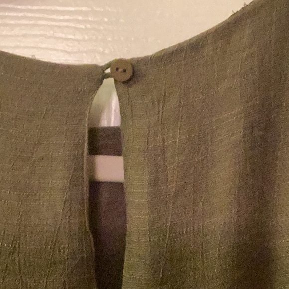 Umgee Cotton Blend India Floral Embroidery Empire Tunics With Flutter Sleeves. M - Picture 5 of 9